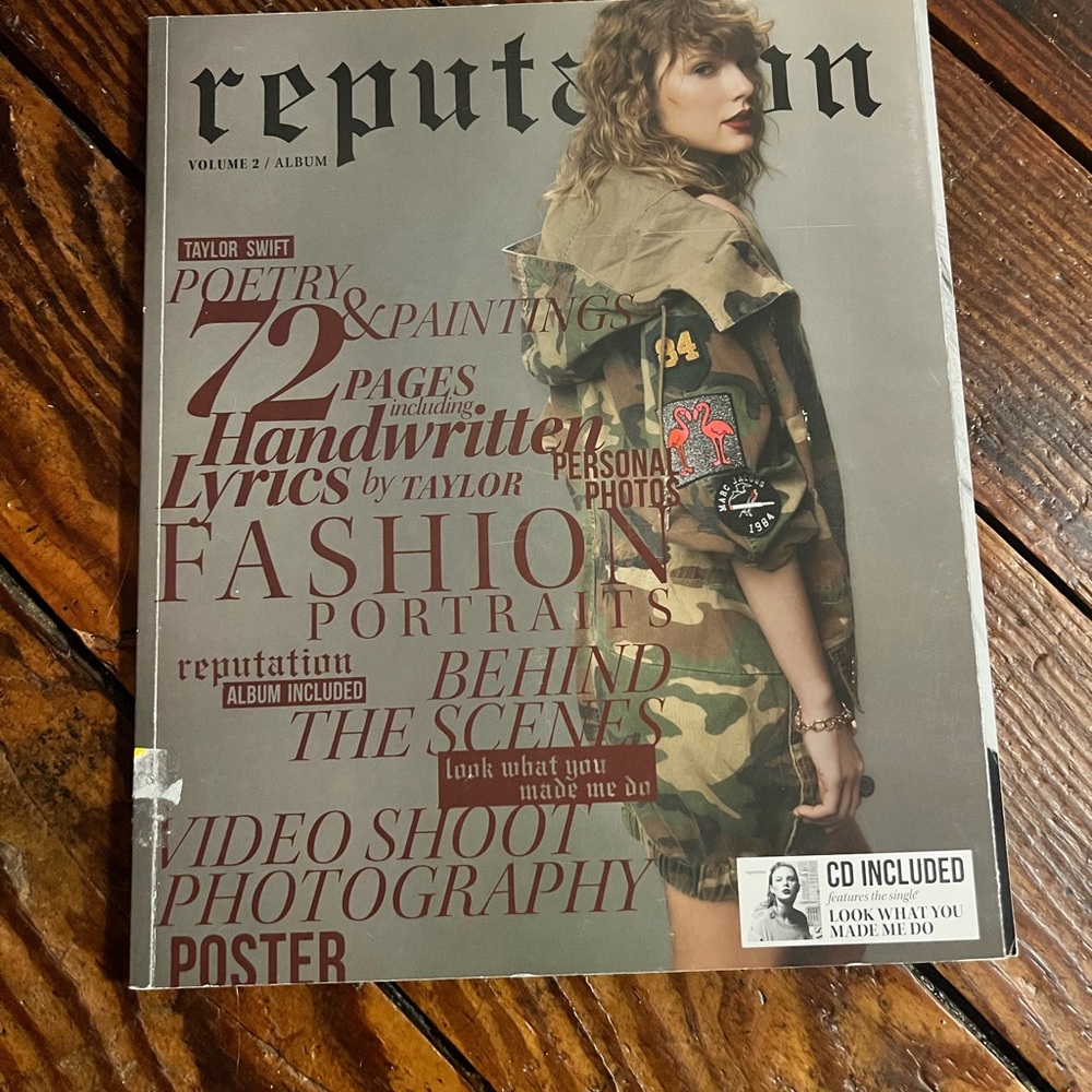 Taylor Swift Reputation Album - Black and Brown